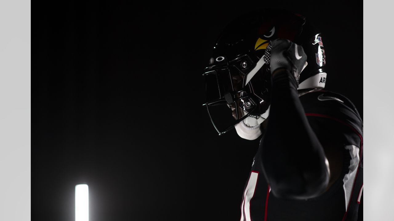 Cardinals concept uniform with a gradient facemask, larger logo on the  helmet, similar sleeve stripes to their old away uniforms and used…