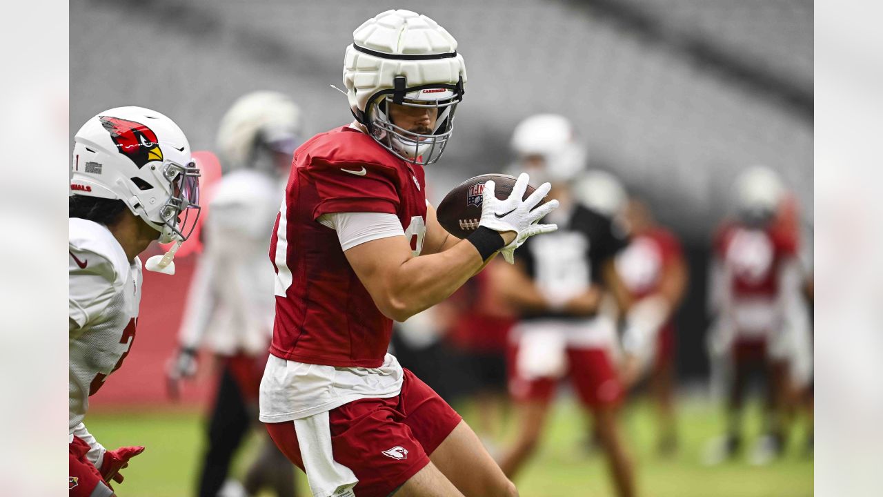 Arizona Cardinals wide receiver Davion Davis (10) runs down the