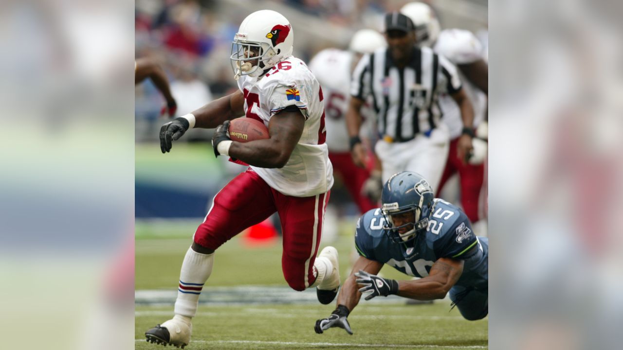 Arizona Cardinals running back Chester Taylor (29) runs against Cincinnati  Bengals cornerback Adam Jones (24) in