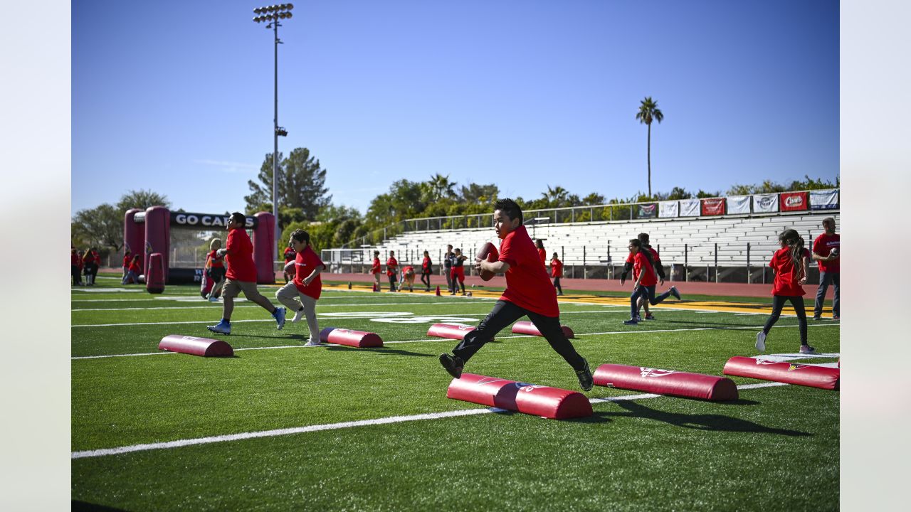 Arizona Cardinals Host Football Clinic for GRIC Youth January 20