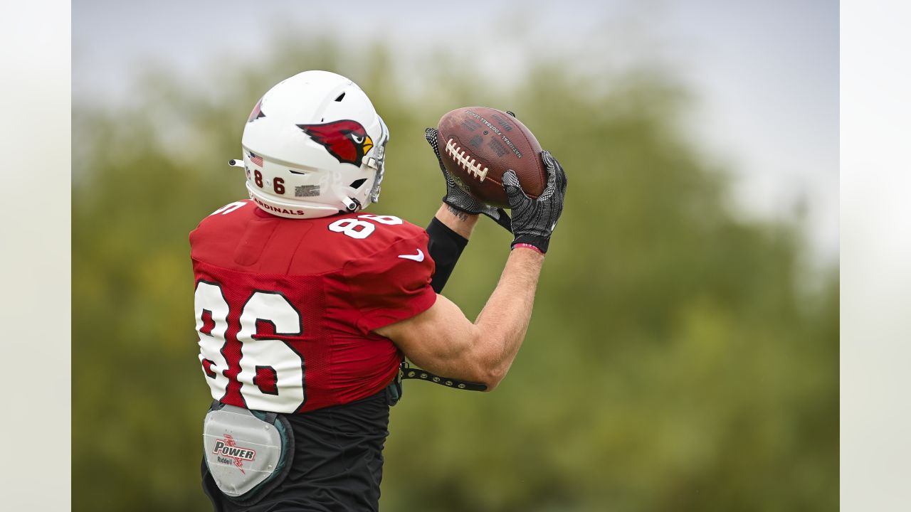 Arizona Cardinals defensive end J.J. Watt (99) in his three point stance  against the Tennessee Titans during the second half of an NFL football  game, Sunday, Sep. 12, 2021, in Nashville, Tenn. (