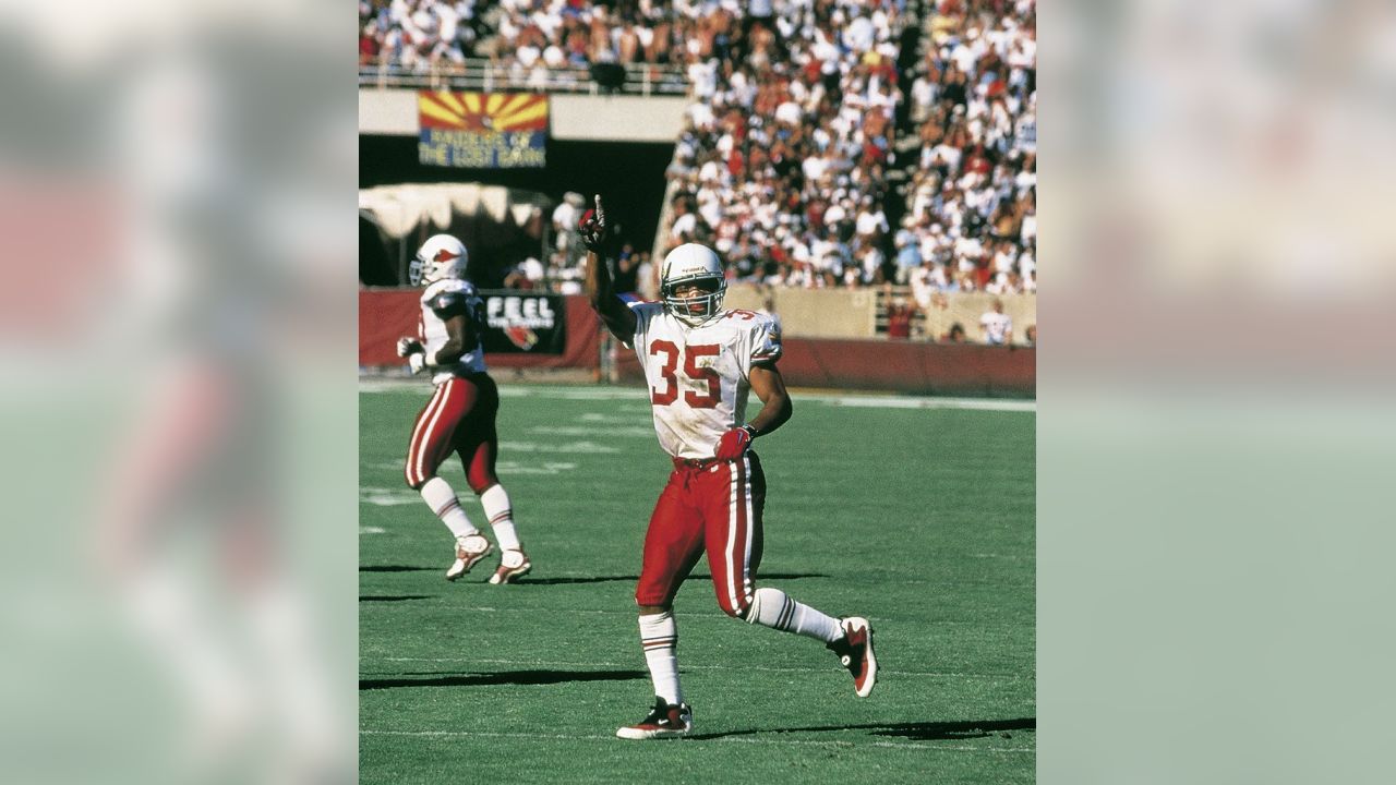 Aeneas Williams Signed Arizona Cardinals White Jersey Action 8x10 Photo  w/HOF'14