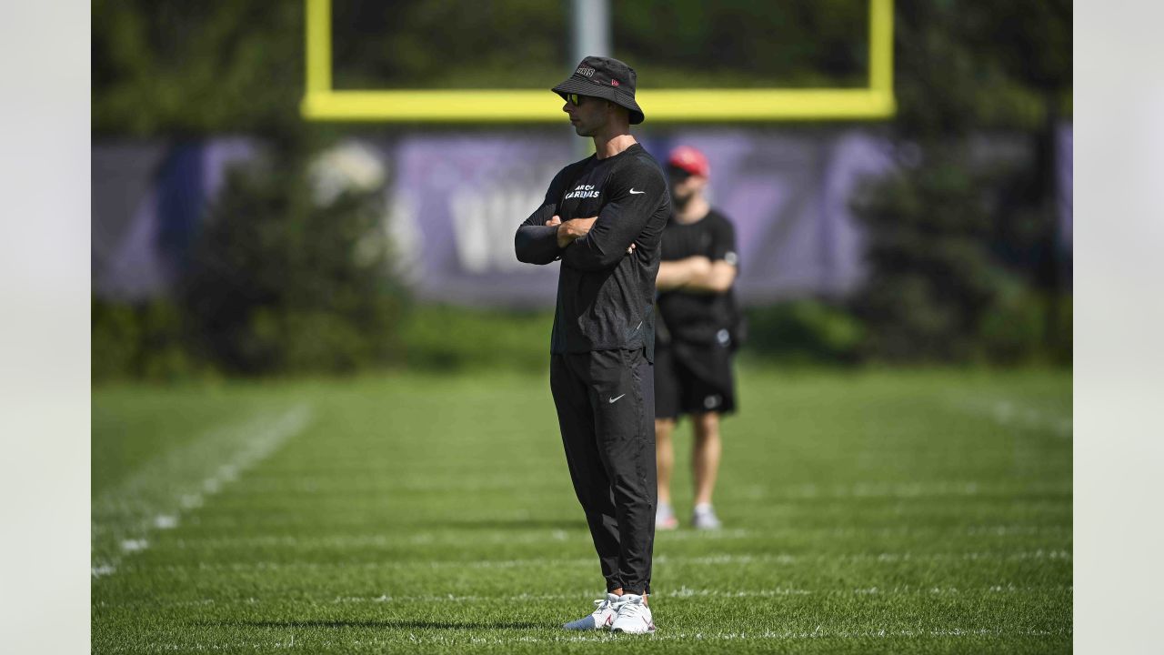 Arizona Cardinals place kicker Matt Prater (5) in action against the  Minnesota Vikings during the first half of an NFL preseason football game  Saturday, Aug. 26, 2023 in Minneapolis. (AP Photo/Stacy Bengs