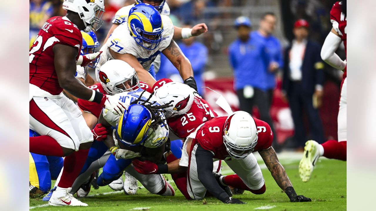 Arizona Cardinals fans during an NFL football game against the Los Angeles  Rams Monday, Dec. 13, 2021, in Glendale, Ariz. (AP Photo/Rick Scuteri Stock  Photo - Alamy