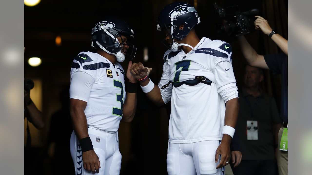 Seattle Seahawks - Seahawks quarterback Russell Wilson prepares to lead the  team out of the tunnel.