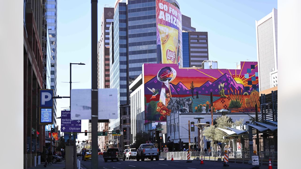 PHOTOS: Downtown Phoenix Super Bowl Decor