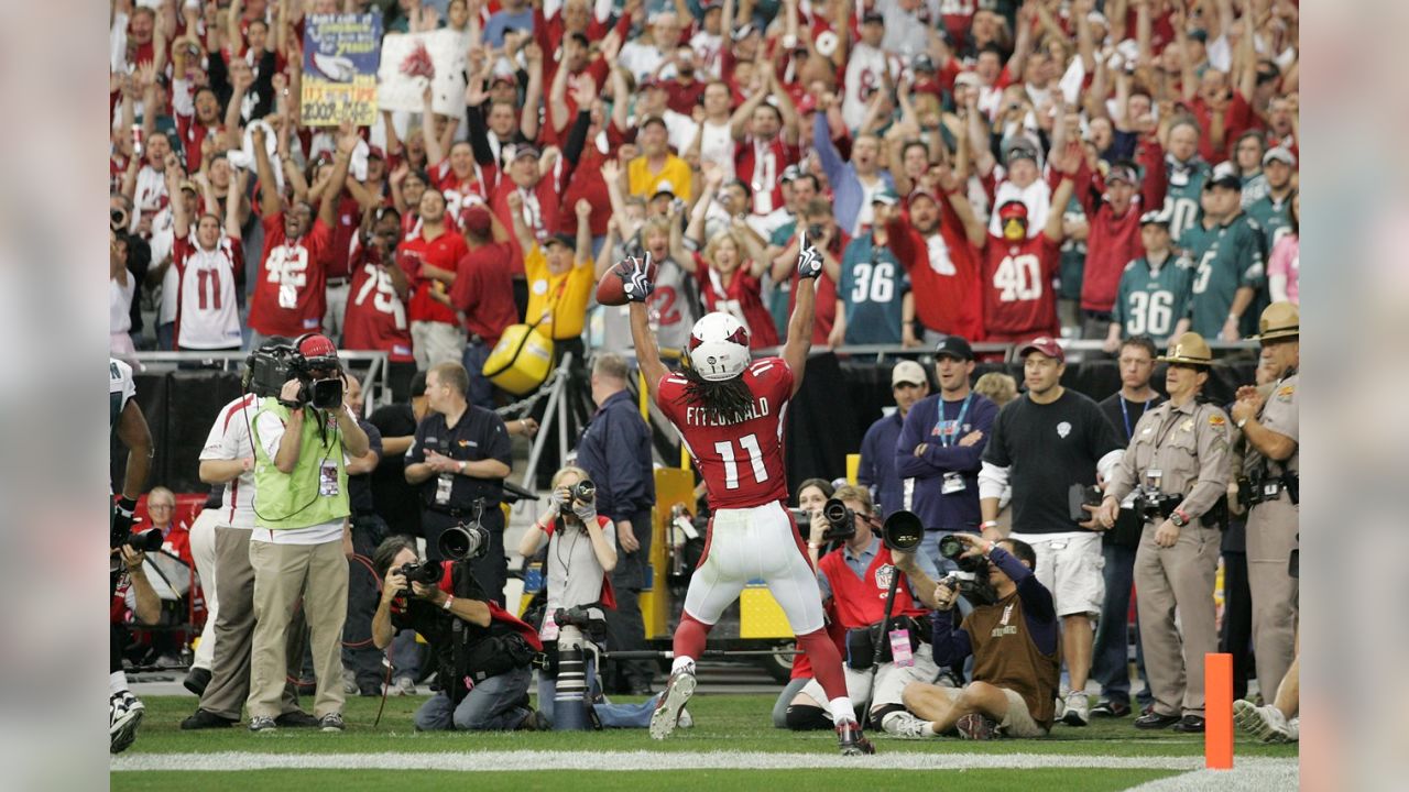 Cardinals WR Larry Fitzgerald is named one of 10 receivers on the NFL 100  all-time team