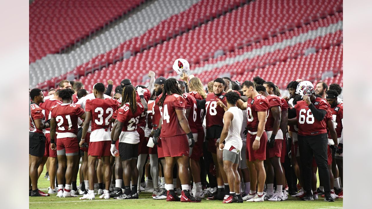 Arizona Cardinals' Darrel WIlliams (24) and Jared Smart (38) participate  during the team's NFL football practice, Monday, June 6, 2022, in Tempe,  Ariz. (AP Photo/Matt York Stock Photo - Alamy