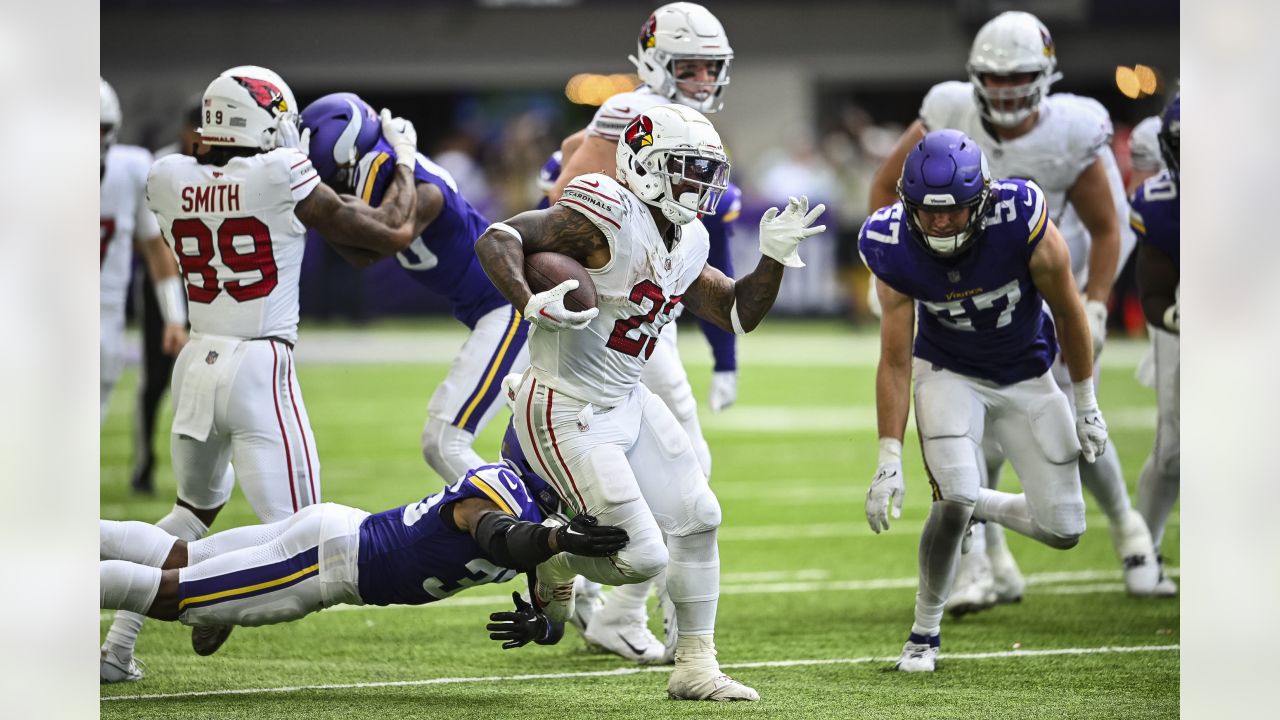 Arizona Cardinals quarterback Clayton Tune (15) throws against the  Minnesota Vikings during the first half of an NFL preseason football game,  Saturday, Aug. 26, 2023, in Minneapolis. (AP Photo/Bruce Kluckhohn Stock  Photo - Alamy