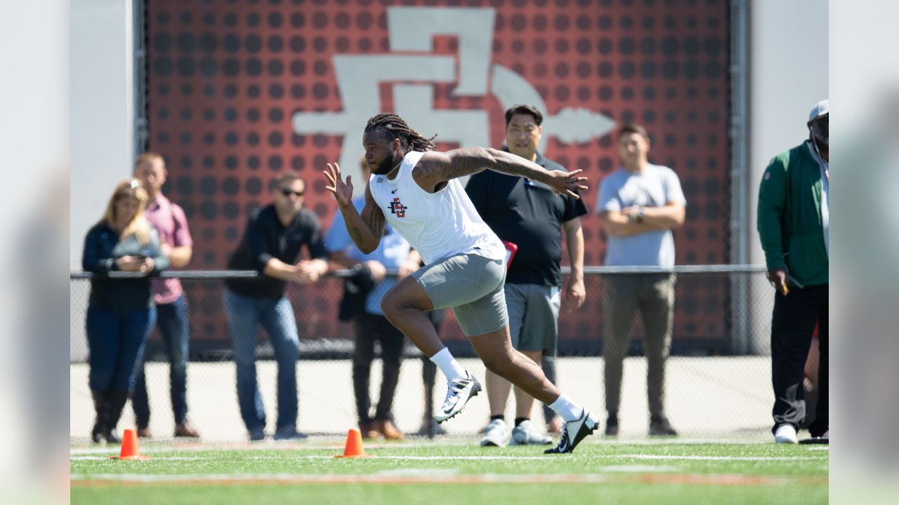 Pro Day gives NFL scouts a first-hand glimpse of SDSU's prospects