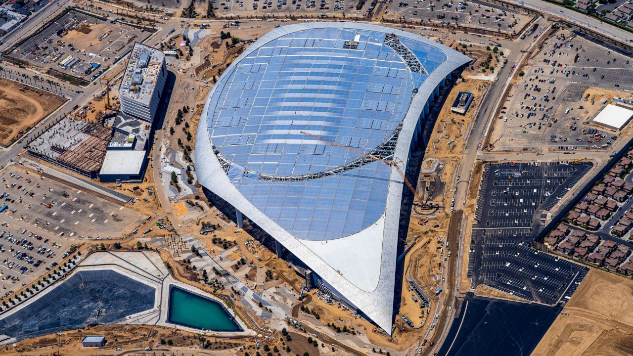 Drone Shots Of Construction At The New Highmark Stadium!, View From The  Top