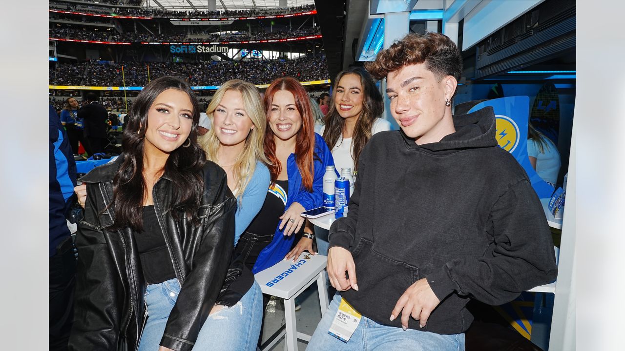 James Charles, Richard Madden & More Show Up for Matchup vs Raiders