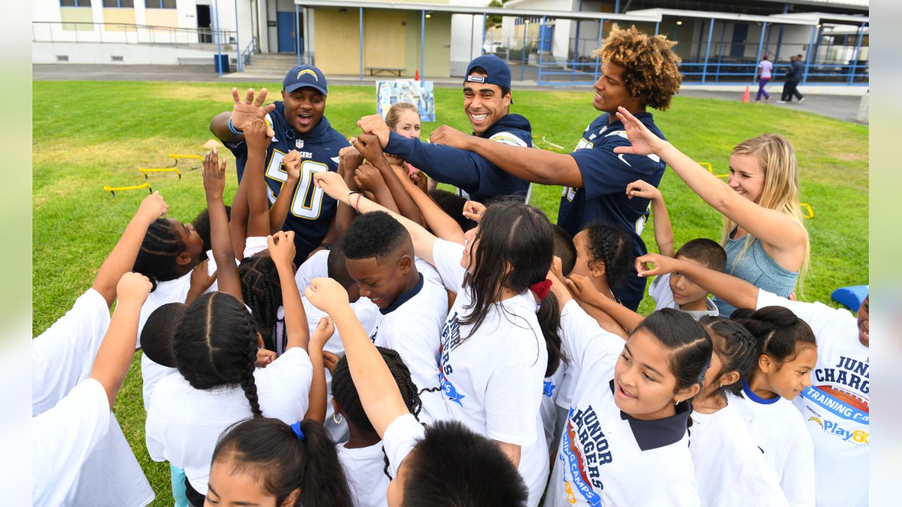 Chargers Host Play 60 Camps with Inglewood Unified School District