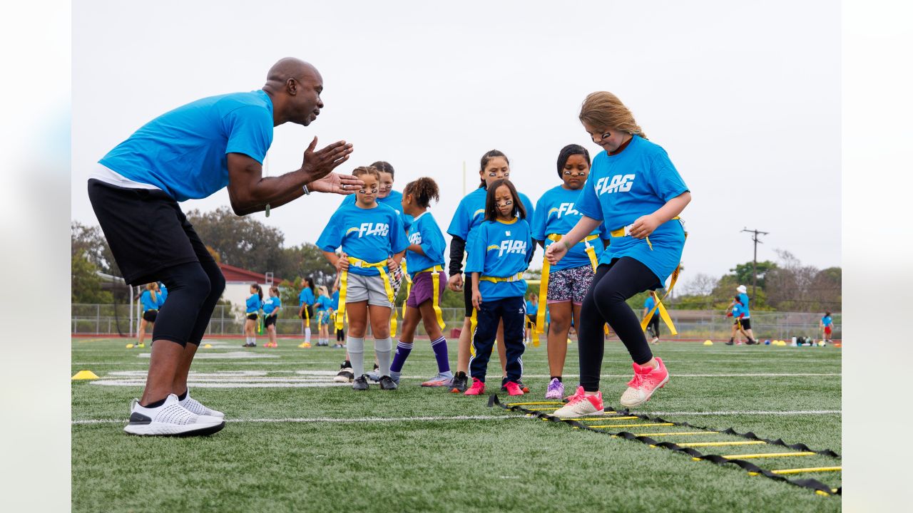 Chargers and Corey Liuget Team Up to Host San Diego Girls Flag Event