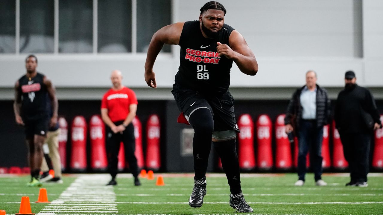 Georgia OL Jamaree Salyer Highlights, 2022 NFL Draft