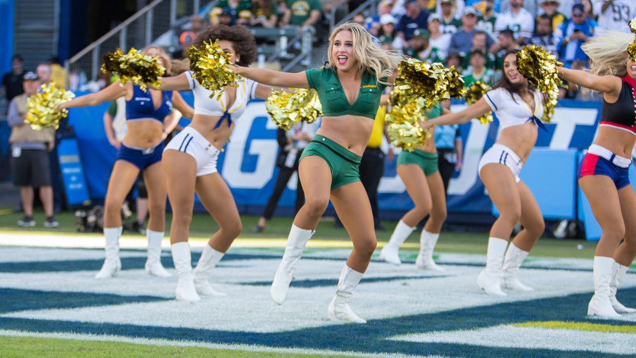 Photos: Charger Girls Perform on Salute to Service Weekend