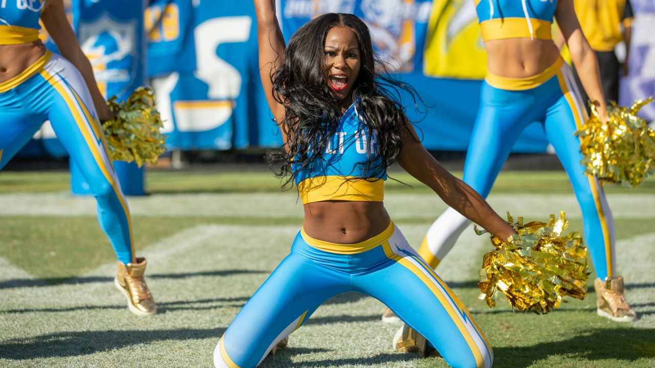 chargers cheerleader outfit