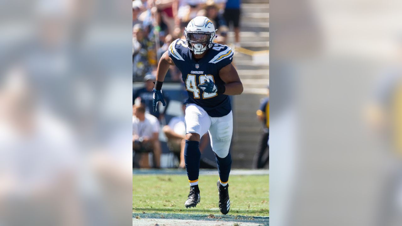 NFL_PRO LINE Men's Tre'von Johnson Navy Los Angeles Chargers_ Big