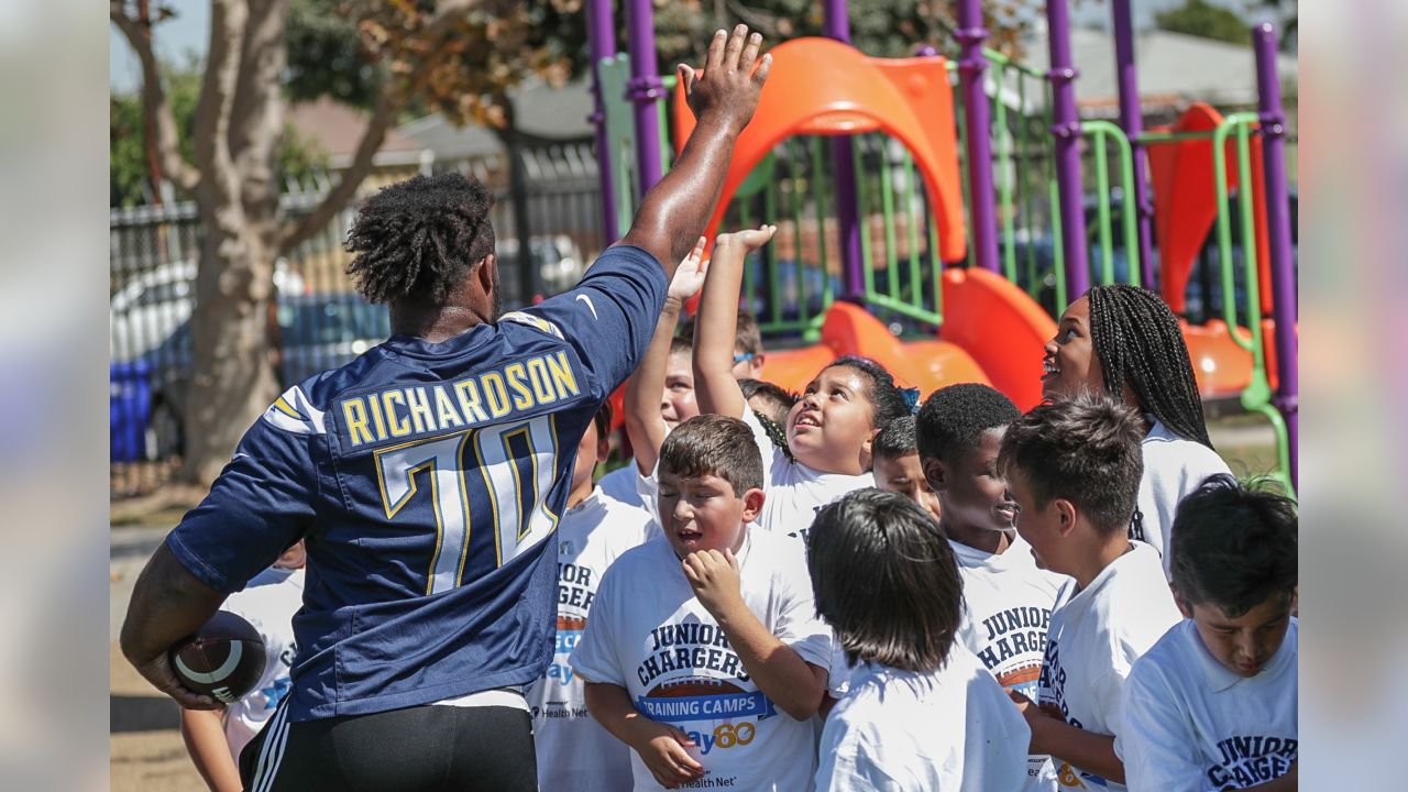 Chargers Host Play 60 Camps with Inglewood Unified School District