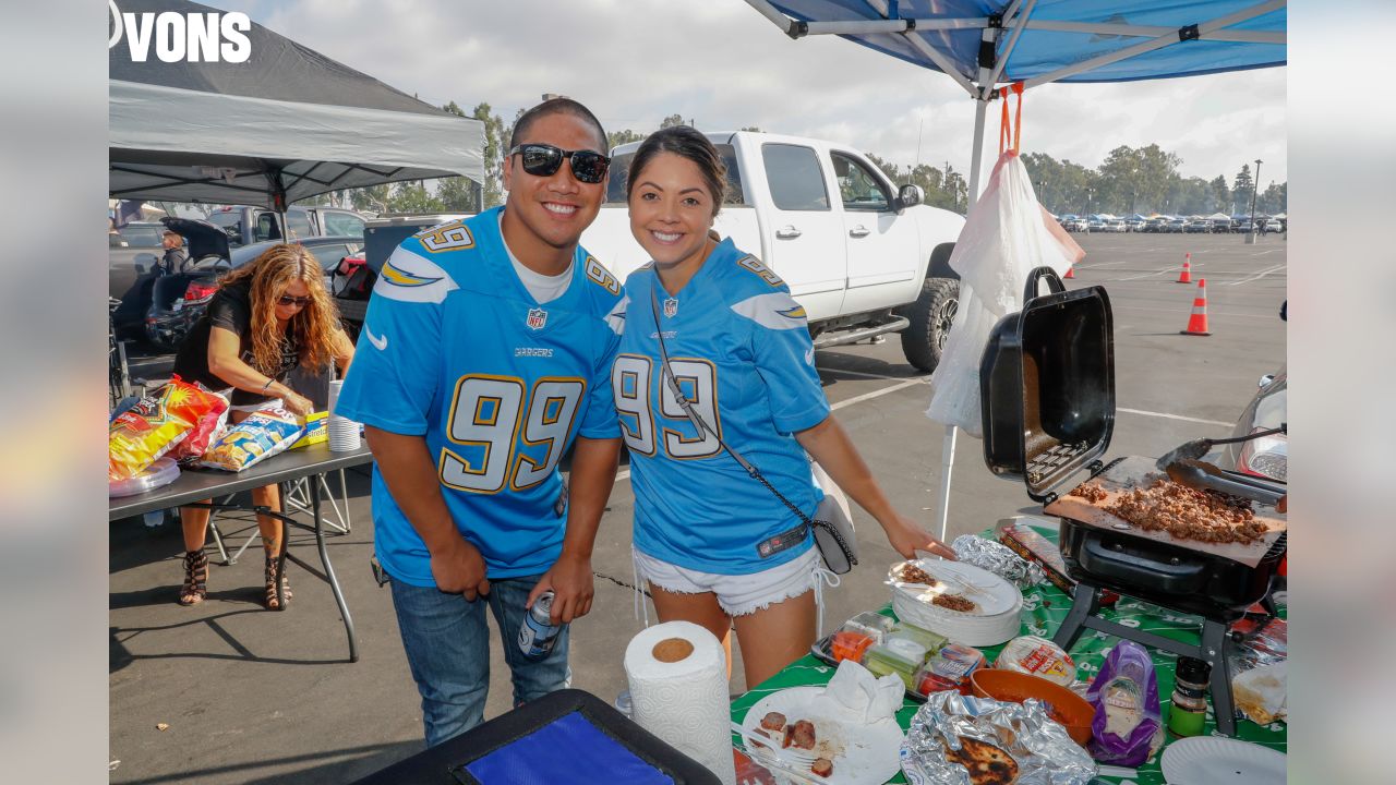 Chargers Throw a Tailgate Party for the Lawndale vs Crenshaw Game