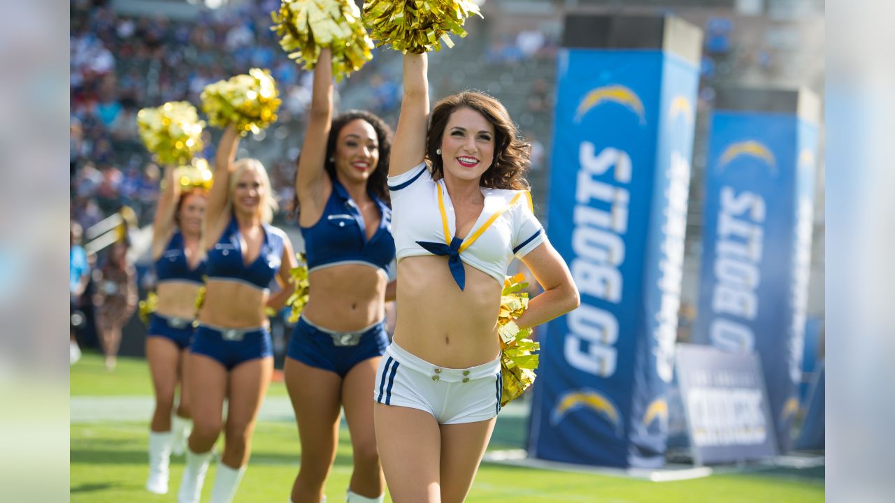 Charger Girls Salute The Military with Special Themed Uniforms