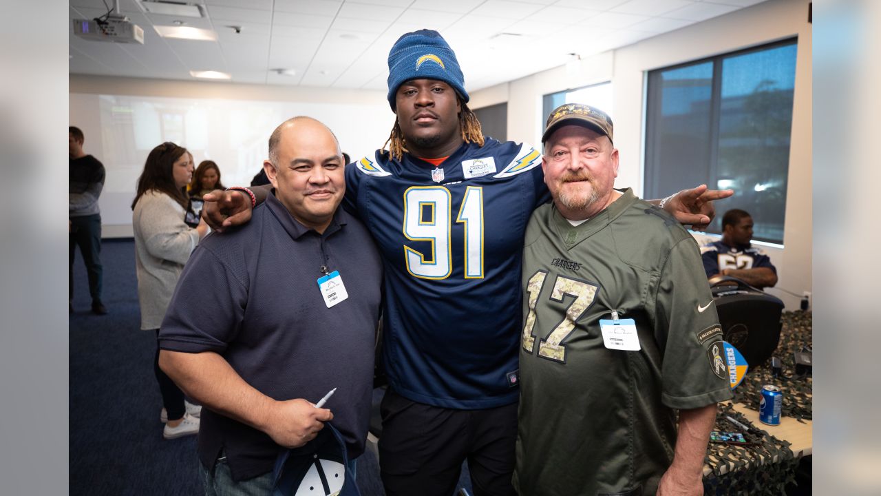 Chargers Honor Military During Salute to Service Month