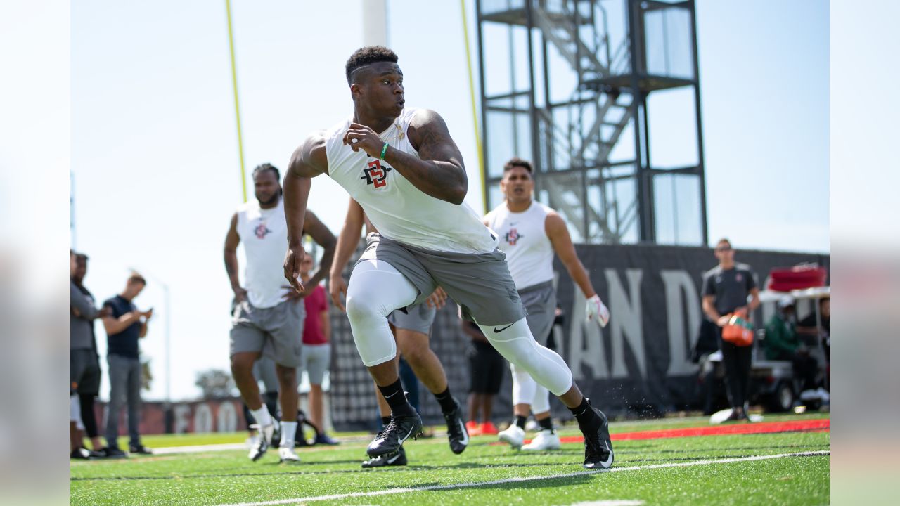 Pro Day gives NFL scouts a first-hand glimpse of SDSU's prospects