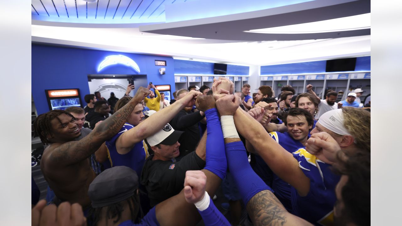 Photos: Bolts Celebrate Win Against Titans