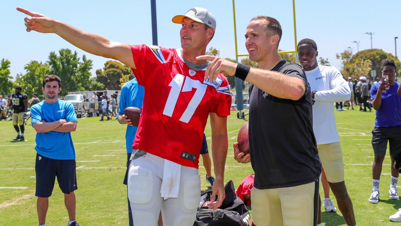 Philip Rivers, Drew Brees reunite in Chargers-Saints joint practice – Daily  News