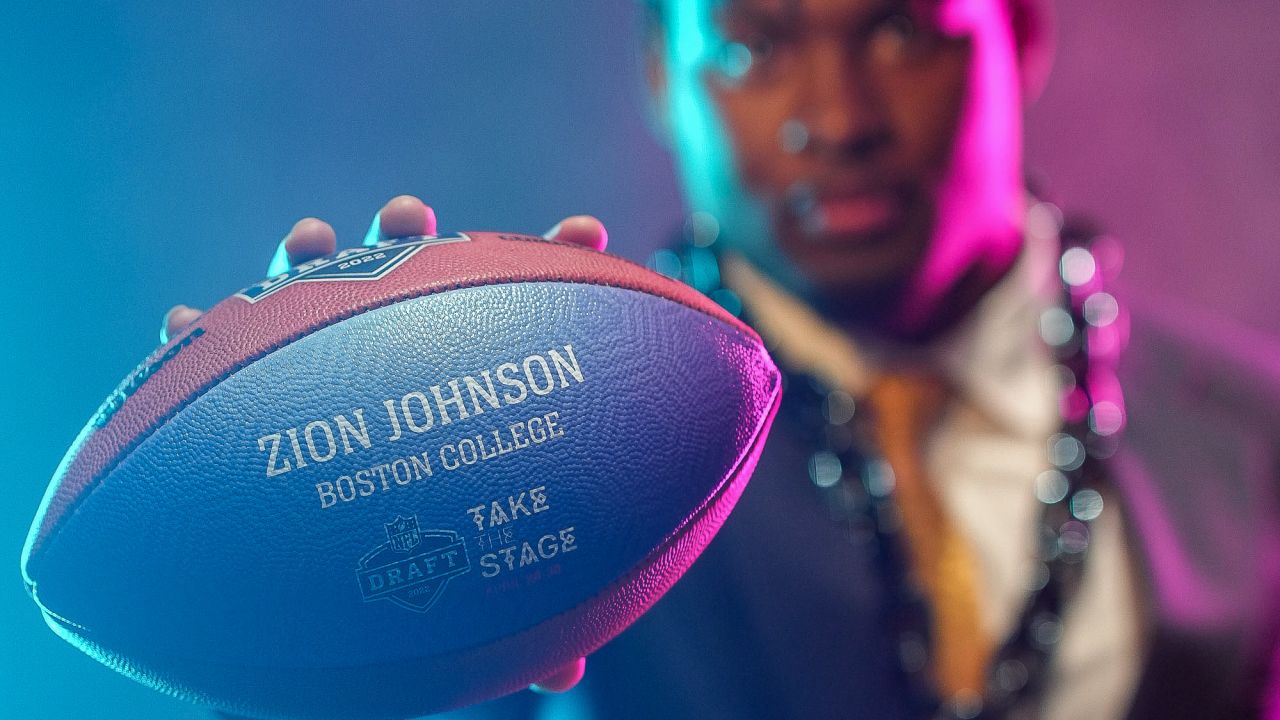 Zion Johnson chose jersey number in honor of Cowboys' Tyron Smith