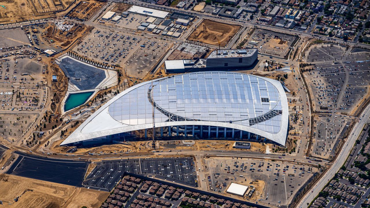 Photos: Aerial Views of SoFi Stadium Construction