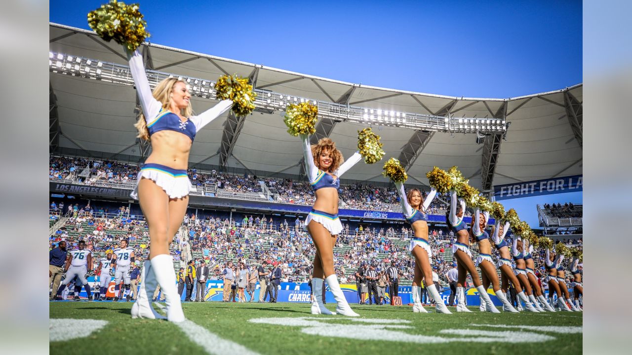 NFL cheerleaders in the preseason