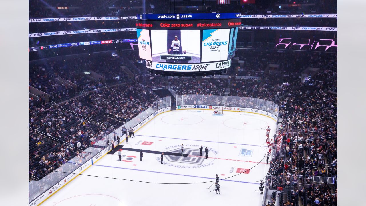 Chargers Night at LA Kings Game