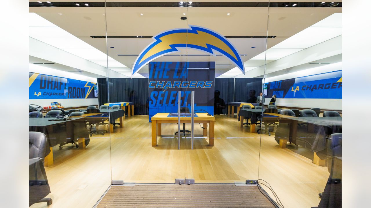 Take a look inside Los Angeles Chargers' draft room