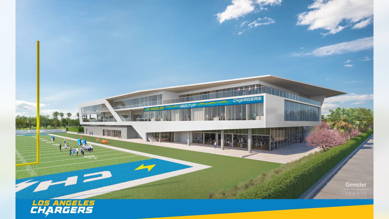 Construction of new LA Chargers practice facility celebrates first  anniversary