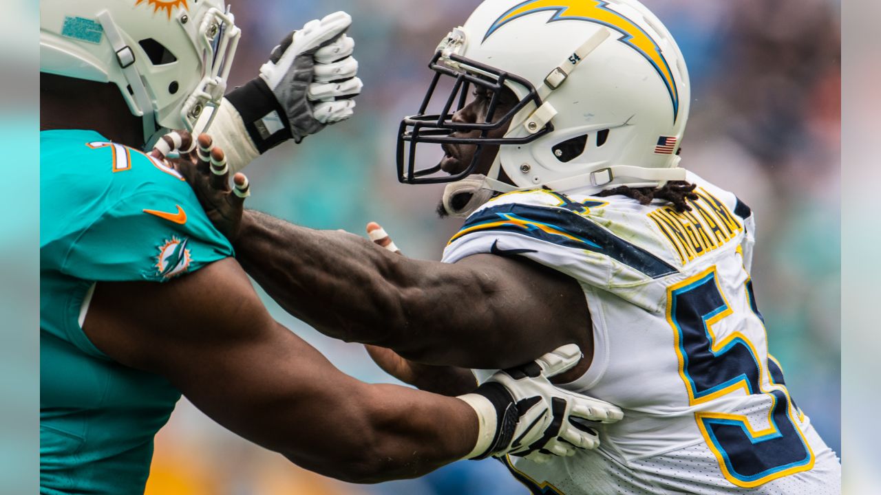 Miami Dolphins linebacker Melvin Ingram (6) during an NFL football