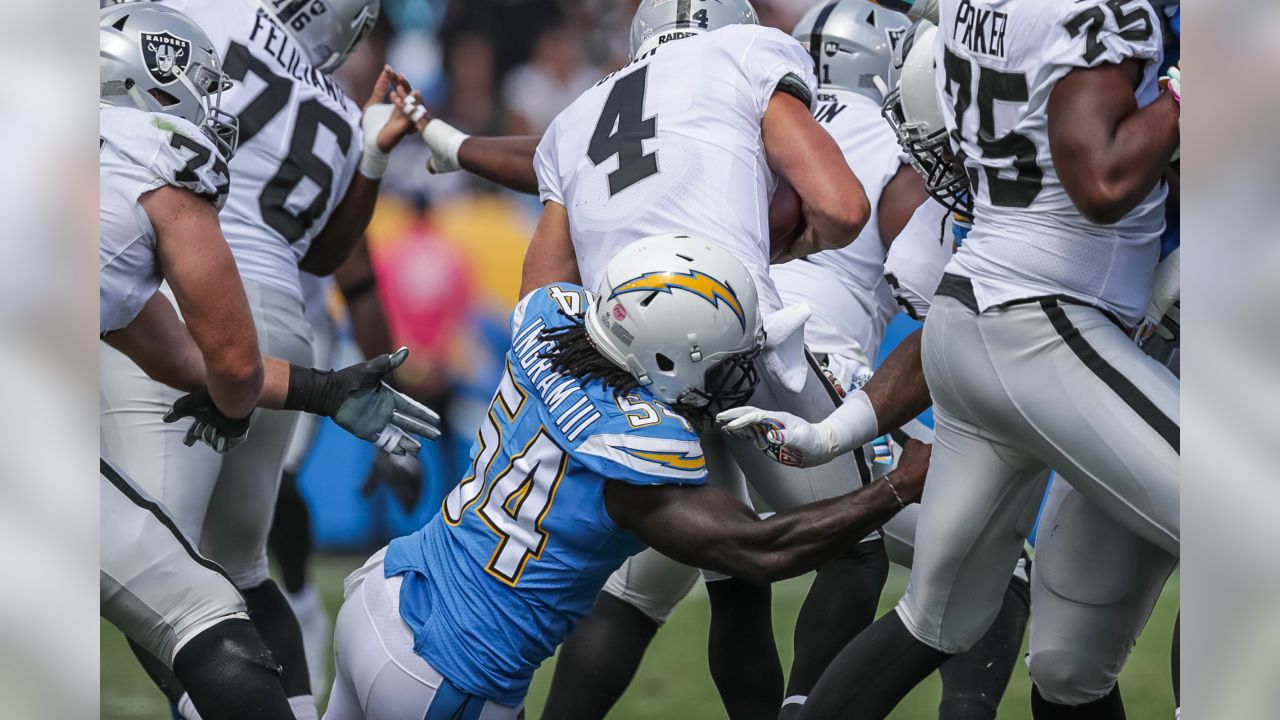 Recap: Chargers Roll Raiders 26-10