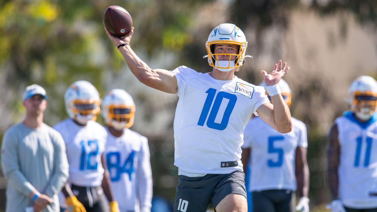 LA Chargers Justin Herbert franchise quarterback learn playbook