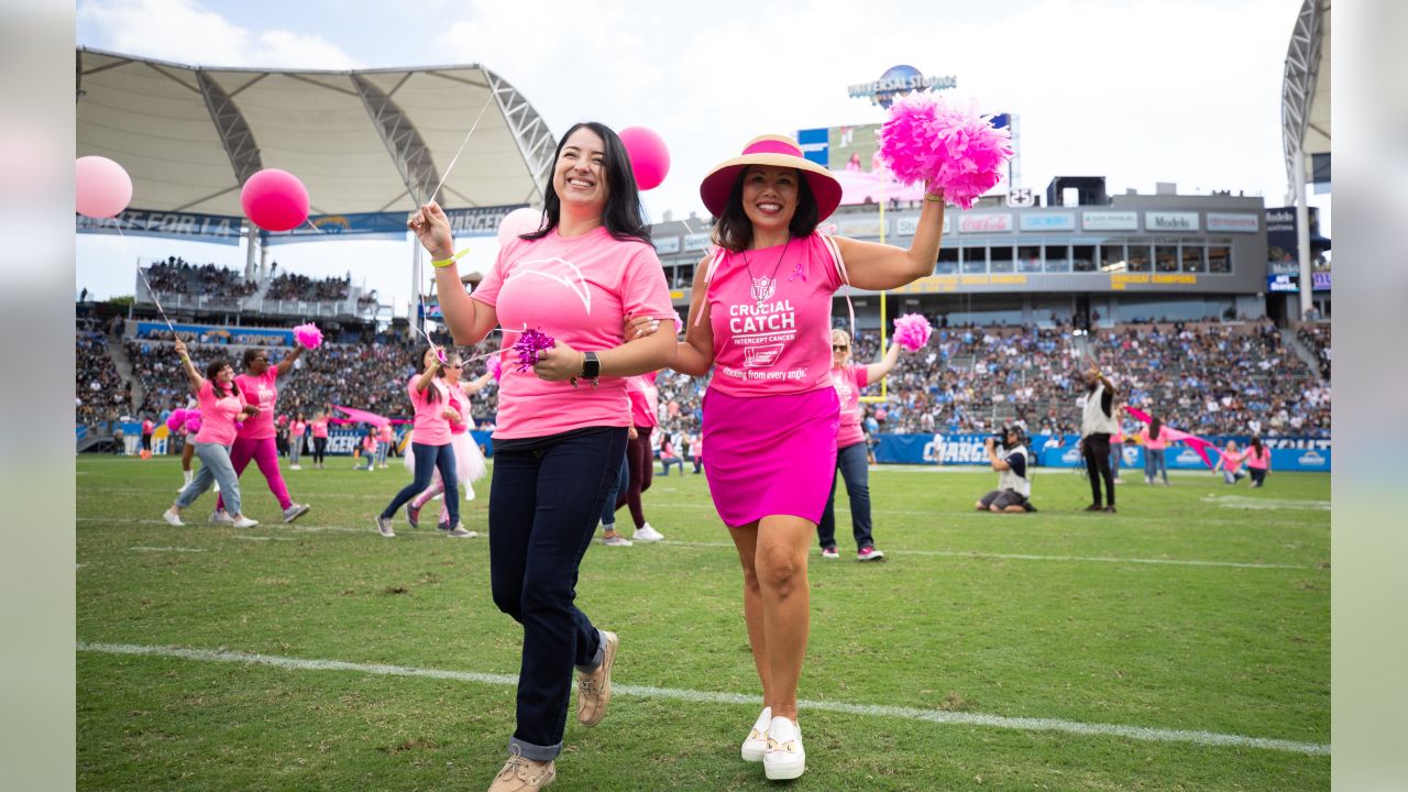 Bolts Honor Breast Cancer Survivors During Annual Crucial Catch Game