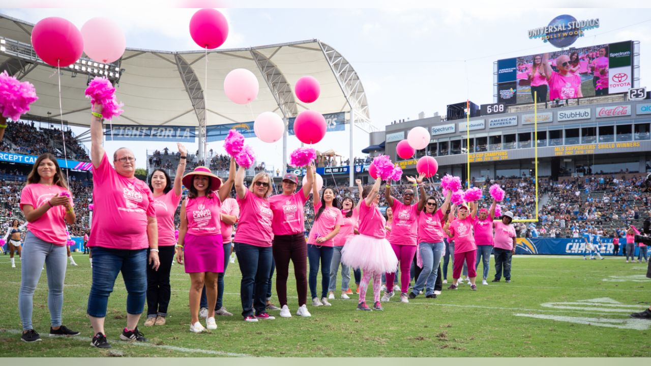 Local breast cancer patient honored at Soldier Field for Real Bears Fans  Wear Pink game