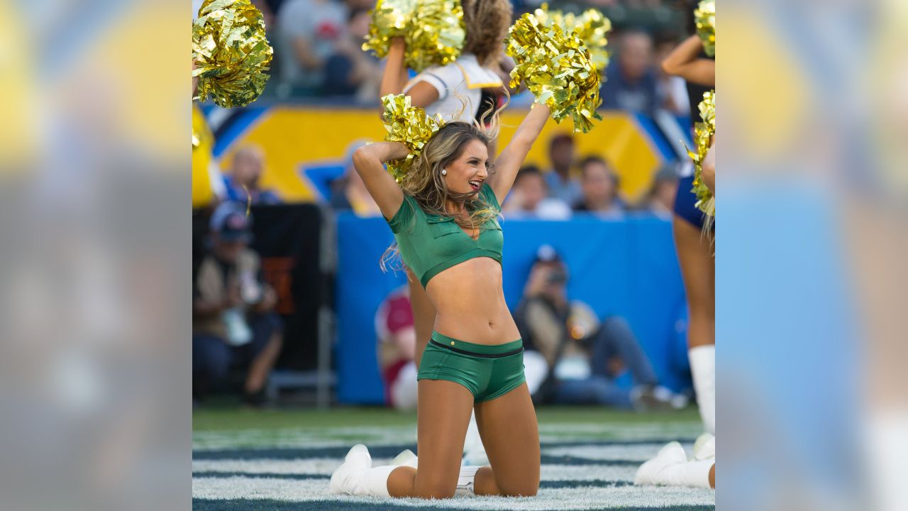 Charger Girls Salute The Military with Special Themed Uniforms