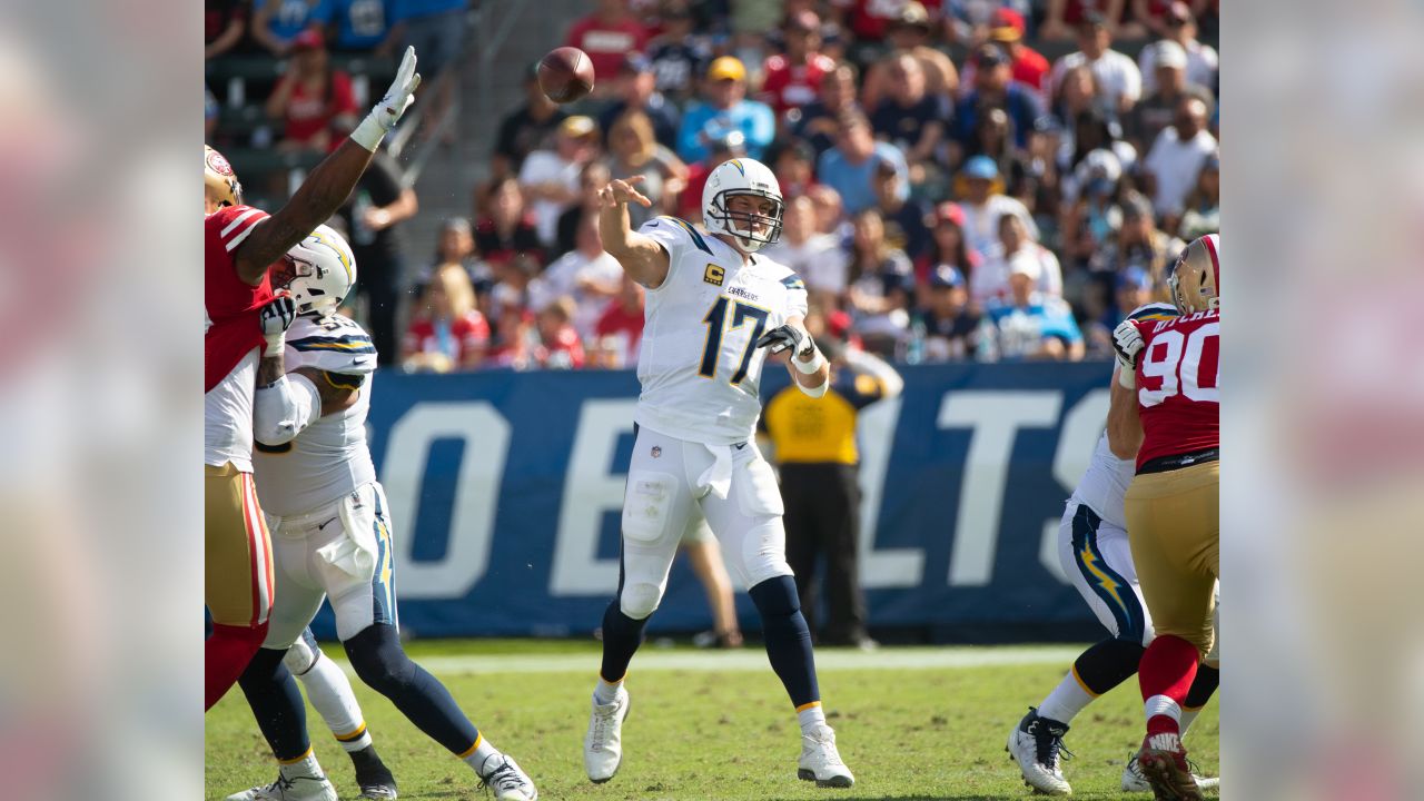 Carson, CA. 30th Sep, 2018. Los Angeles Chargers head coach