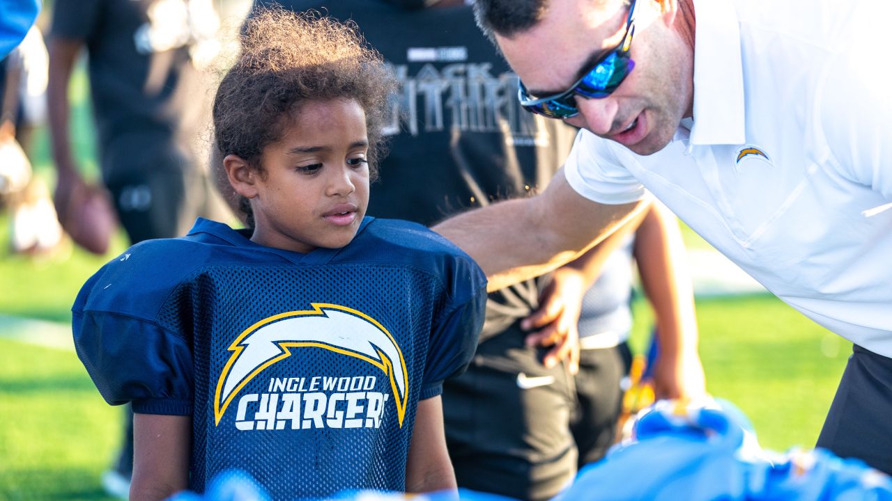 Snoop Dogg, Keenan Allen and Tom Telesco Surprise Inglewood