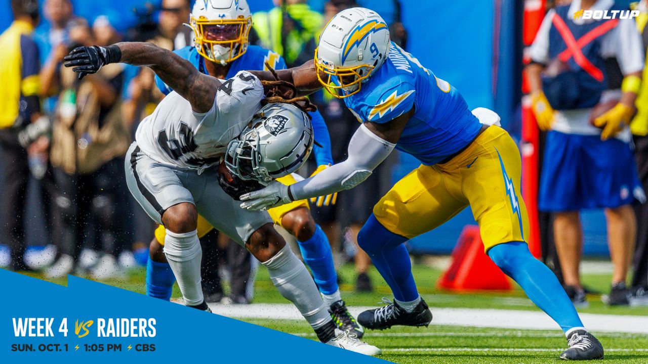 Chargers: 3 bold predictions for Week 4 game vs. Raiders