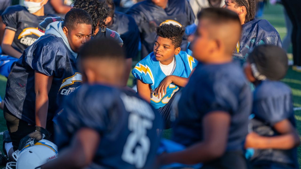 Snoop Dogg, Keenan Allen and Tom Telesco Surprise Inglewood