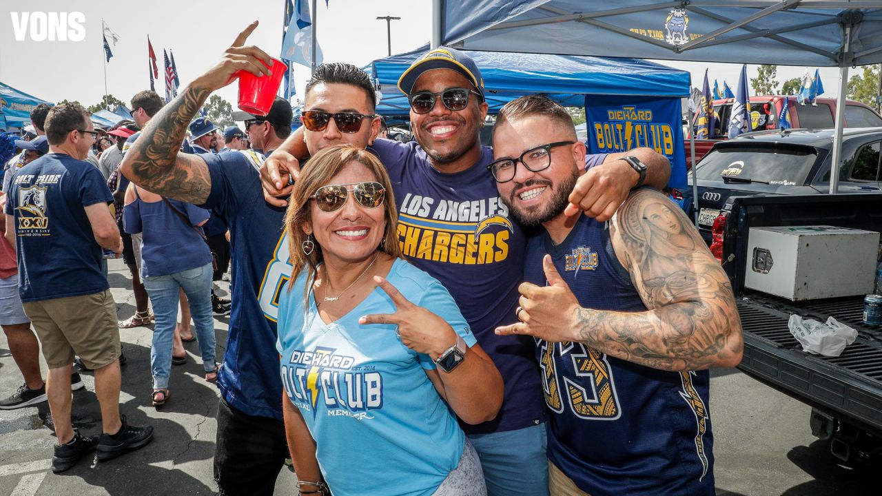 Chargers Throw a Tailgate Party for the Lawndale vs Crenshaw Game