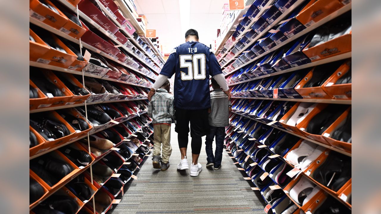 Chargers' Annual Shoe Distribution Reaches New Heights in 28th Year