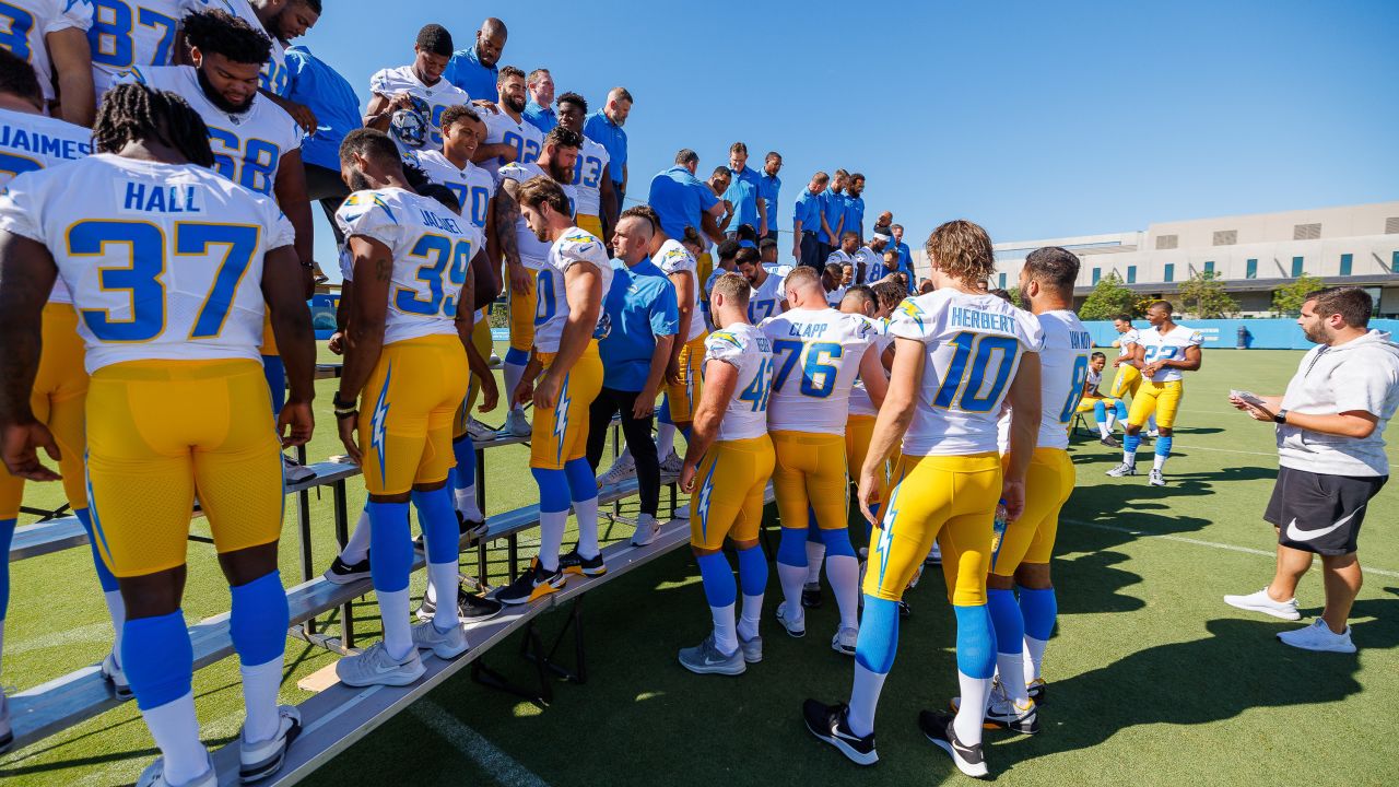 Behind-the-Scenes of Chargers Team Photo Day