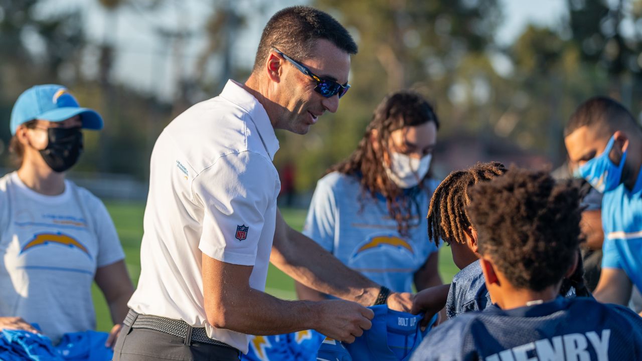 Snoop Dogg, Keenan Allen and Tom Telesco Surprise Inglewood