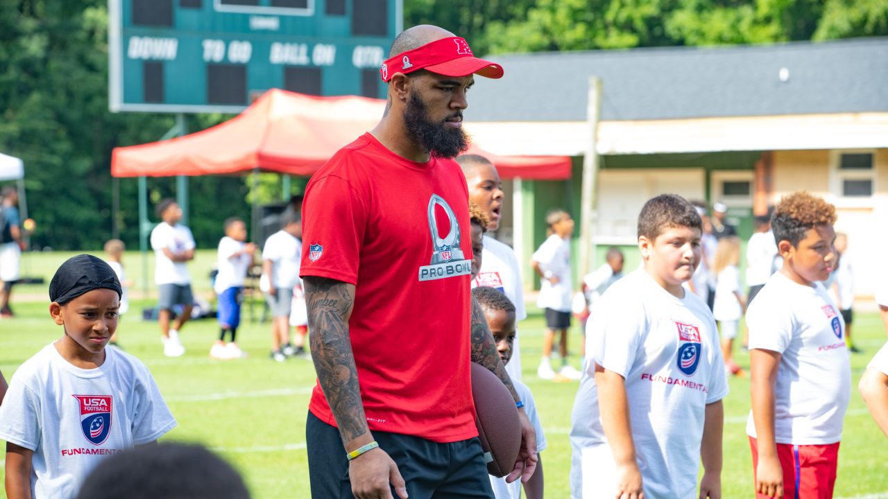 Photos: Keenan Allen Hosts Youth Football Camp in Hometown